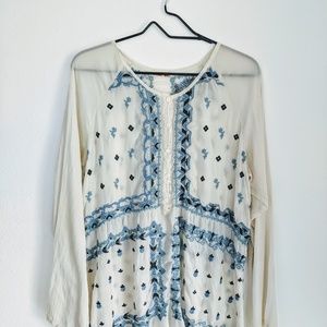 Johnny Was silk tunic.